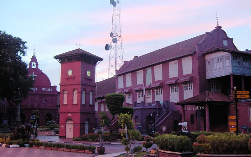Stadthuys and Christ Church in Melaka