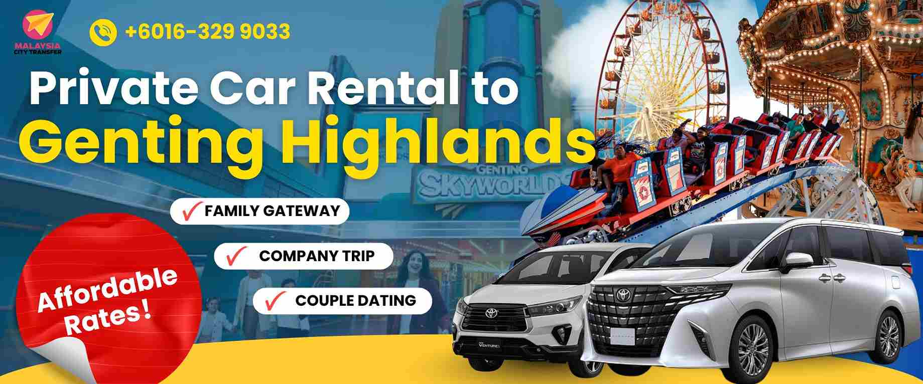Private Car Rental Genting Highlands