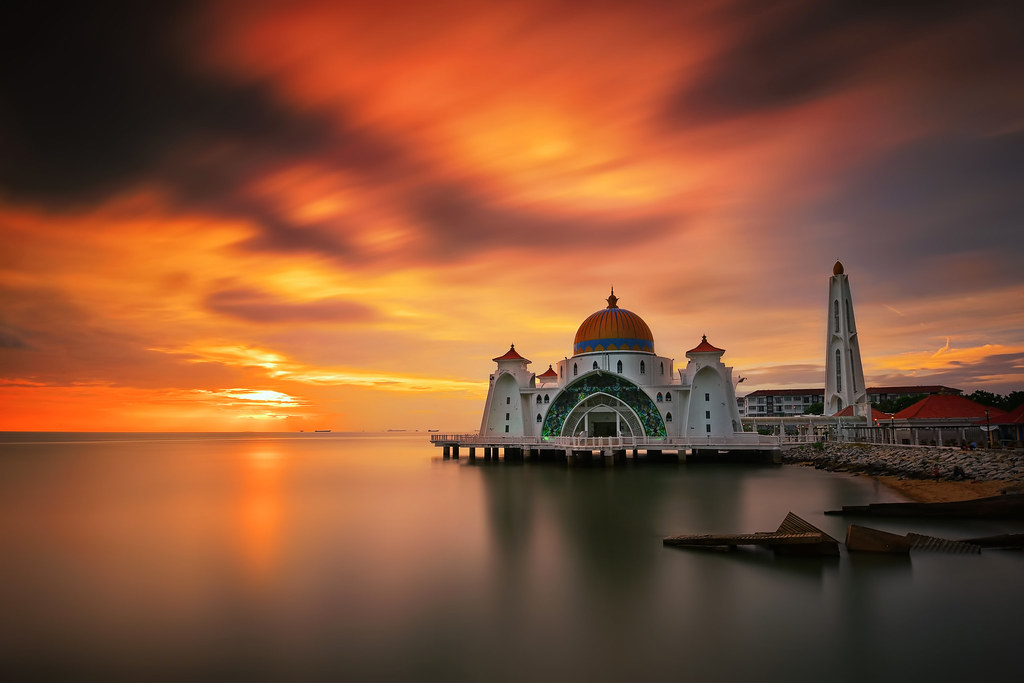 Malacca Straits Mosque (Masjid Selat Melaka) - Malacca Floating Mosque